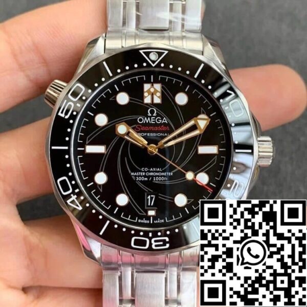 2 109 Omega Seamaster Diver 300M 210.22.42.20.01.004 1:1 Beste Editie OF Fabrieks Zwarte Wijzerplaat