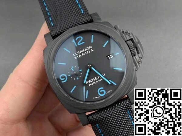 2 109 5116f9c4 b07b 4eba 847c 4c523e0210b0 Panerai Luminor PAM01661 1:1 Best Edition VS Factory Black Carbon Zwitserse P9010