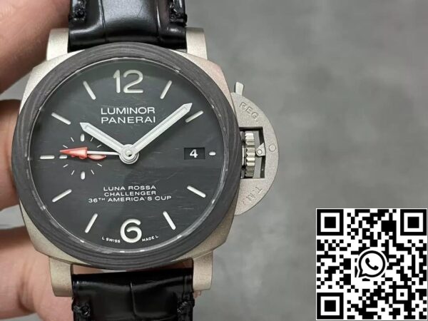 2 10 05fd900a fe0f 42e2 b27d 5de884f3ce44 Panerai Luminor PAM01096 1:1 Best Edition VS Fabriek Zwarte Wijzerplaat