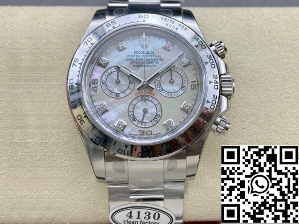 2 10 1883c2a7 0bc2 4e68 b96b 2ed21717b71f Rolex Cosmograph Daytona M116509-0064 1:1 Лучшее издание чистый завод перламутровый циферблат