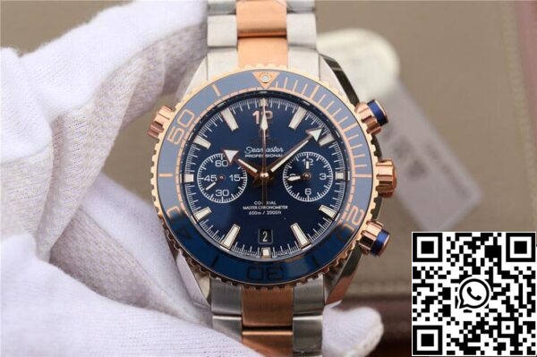 2 10 5b6127b8 8747 4188 a481 7e6dc23763f4 Omega Seamaster Ocean Planet 600M 215.20.46.51.03.001 1:1 Best Edition OM Factory rózsa arany