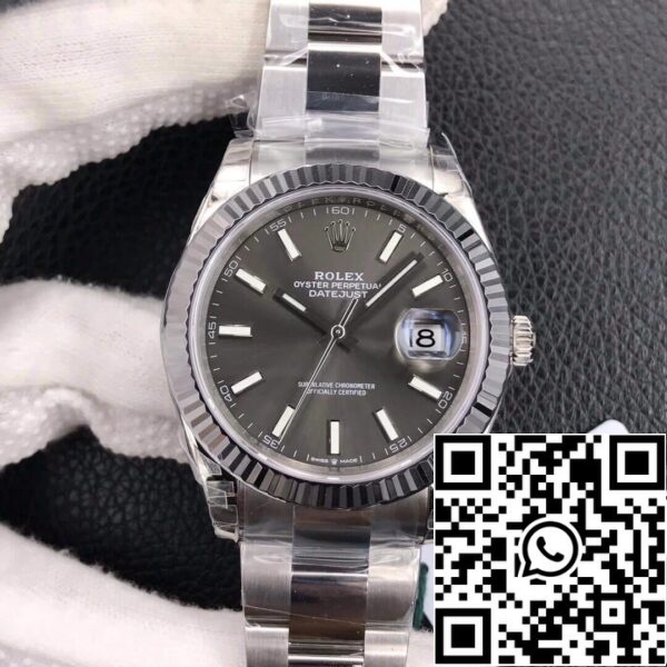 2 10 d6ed483b 9504 4e3a 883f 8c3993148a8f Rolex Datejust M126334-0013 41mm Oyster Strap VS Factory Grey Dial