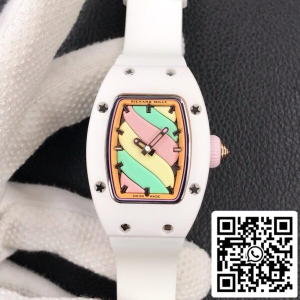 2 111 150382ed e2bb 4d32 895d 27f1b10a0b43 Richard Mille RM-07 Bon Bon 1:1 Best Edition RM Factory White Ceramic Case