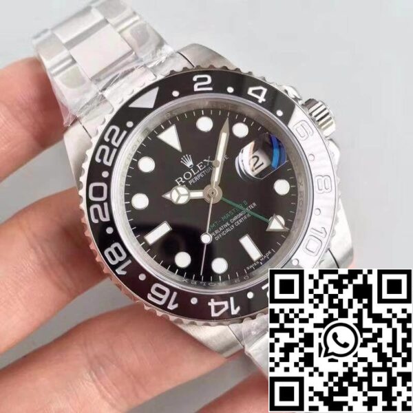 2 112 2813f65c fe1f 40b1 af78 09c3fe826aba Rolex GMT-Master II 116710LN Noob Factory Musta Dial 1:1 Best Edition Sveitsin ETA2836-2