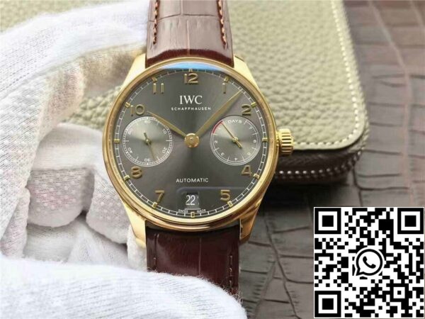 2 113 IWC Portugieser IW500101 1:1 Cea mai bună ediție ZF Factory Cadran gri