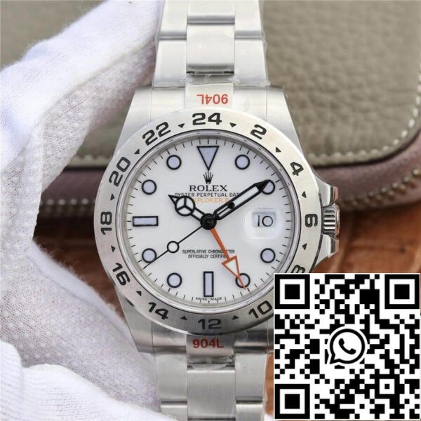 2 114 2207f3ec 3abe 4aaa a25b ee738ac093b8 Rolex Explorer M216570-0001 1:1 Best Edition GM Factory V4 Fehér számlap