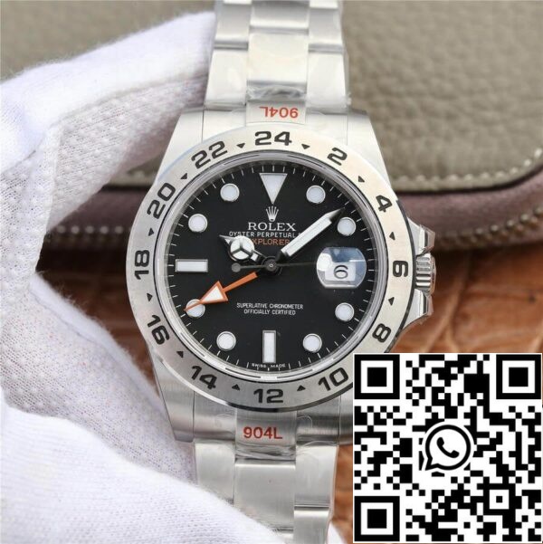 2 115 Rolex Explorer M216570-0002 1:1 Beste Editie GM Fabriek V4 Zwarte Wijzerplaat