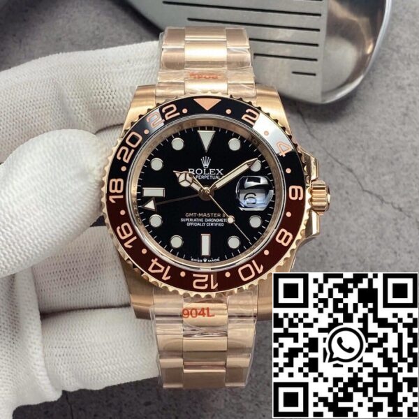 2 116 eec2661e 3b59 4554 bb5b 72af119af469 Rolex GMT Master II 126715CHNR-0001 1:1 Best Edition GM Factory rózsaarany Rolex GMT Master II 126715CHNR-0001 1:1 Best Edition GM Factory rózsa arany