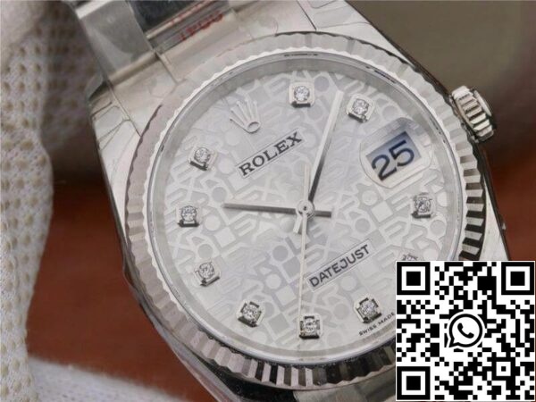 2 119 338423bc d727 456f 8173 2105911a136e Rolex Datejust 36 116234 AR Factory 1:1 Best Edition Swiss ETA2836-2 Silver Computer Dial