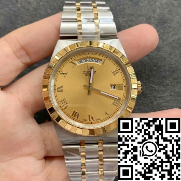 2 11 1b69af90 56b3 4c65 976b c194d8130fbc Реплика Tudor Royal M28603-0004 Day Date V7 Factory Yellow Gold