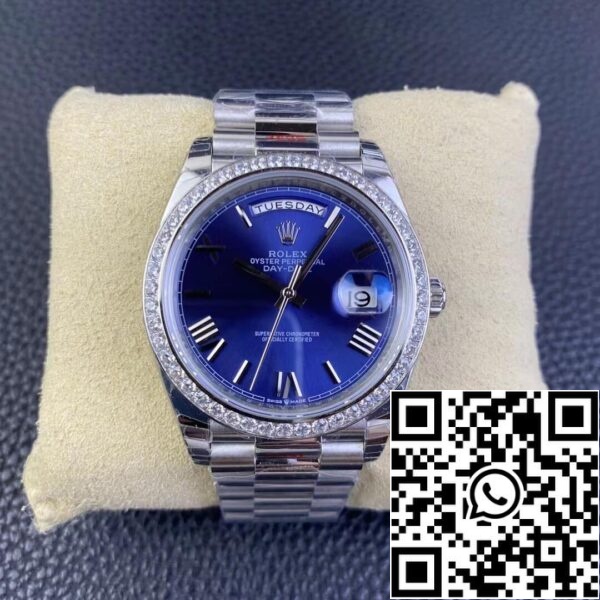 2 11 3d0967ff 4ab1 4592 8acb 4f6d3320a94d Rolex Day Date 228349RBR-0005 1:1 Best Edition EW Fabriek Blauwe Wijzerplaat