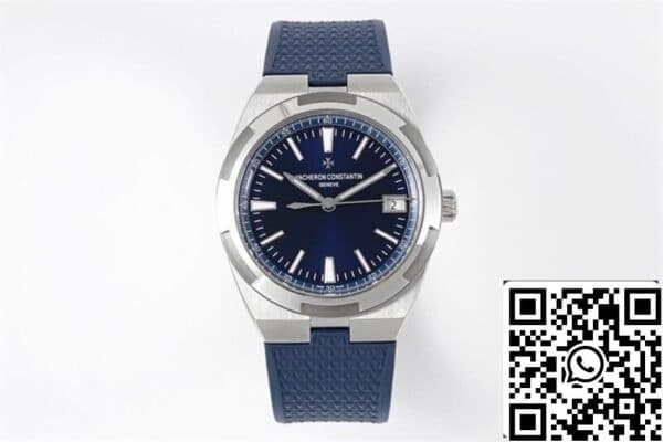 2 11 3f60b8b1 b8a7 4aa6 99fa c8e3568d9137 Vacheron Constantin Overseas 4500V 1:1 Best Edition PPF Factory Blue Rubber Strap