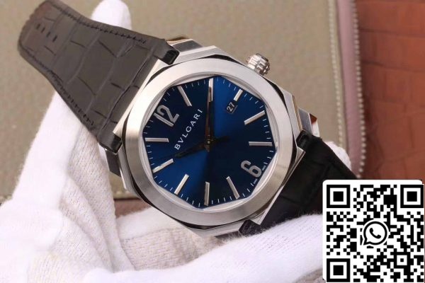 2 11 4623a31d 0a09 4d95 ba55 2548a552ead3 Bvlgari Octo 102429 BGO38C3SLD 1:1 най-добро издание тъмно син циферблат