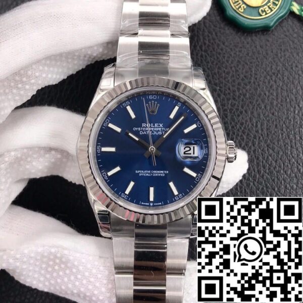 2 11 833c07dd f737 4f1c 922b 2e677fe2c92f Rolex Datejust M126334-0001 41mm Oyster Strap VS Factory Blue Dial