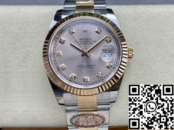 2 11 9c8f26ce b9a0 4912 b3b5 0b2f3f869a7f Rolex Datejust 41MM M126331-0007 1: 1 Najboljša izdaja Čista tovarna Diamond Dial