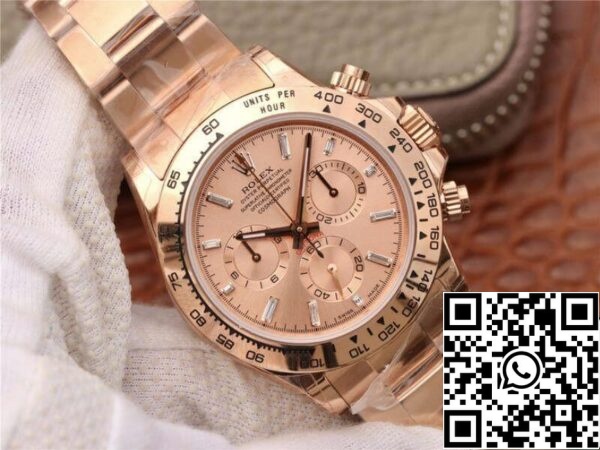 2 122 Rolex Daytona Cosmograph 116508 JH Factory 1:1 Best Edition Sveitsin ETA4130 Rose Gold Dial 2 122 Rolex Daytona Cosmograph 116508 JH Factory 1:1 Best Edition Sveitsin ETA4130 Rose Gold Dial