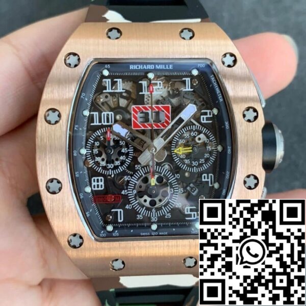 2 122 2 066 066dd79d 6f8d 4ce2 8866 63ab9d21ee0b ريتشارد ميل RM11 1:1 Best Edition KV Factory Rose Gold Camouflage Strapage