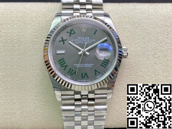 2 122 8dc210b5 6044 43a0 bfe9 d647cab98e29 Rolex Datejust M126234-0045 36MM 1:1 Best Edition EW Factory Grey Dial