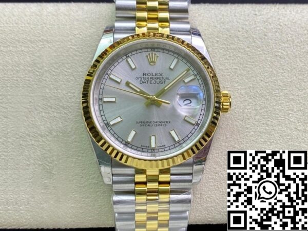 2 126 Rolex Datejust 126233 36MM 1:1 Mejor Edición EW Fábrica de Oro Amarillo