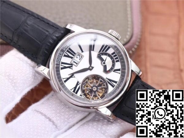 2 126 af8bd553 f3c1 4c27 82d0 01f40f458027 Roger Dubuis Hommage RDDBHO0568 Tourbillon 1:1 Best Edition JB Factory White Dial Swiss RD540