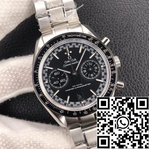 2 128 056044d2 6ad0 490a 996a 5145190dff42 Omega Speedmaster Racing Chronograph 329.30.44.51.01.001 1:1 Best Edition OM Factory Musta kellotaulu