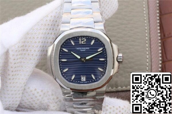 2 129 974792f5 424d 43d6 adba d0258697b6a3 Patek Philippe Nautilus 7118/1A-001 1:1 Best Edition PF Factory Blå urtavla