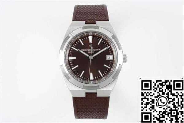 2 12 50a87762 c61e 47f3 963b 02df141c4bb1 Vacheron Constantin Overseas 4500V 1:1 Best Edition PPF Factory Braunes Kautschukarmband