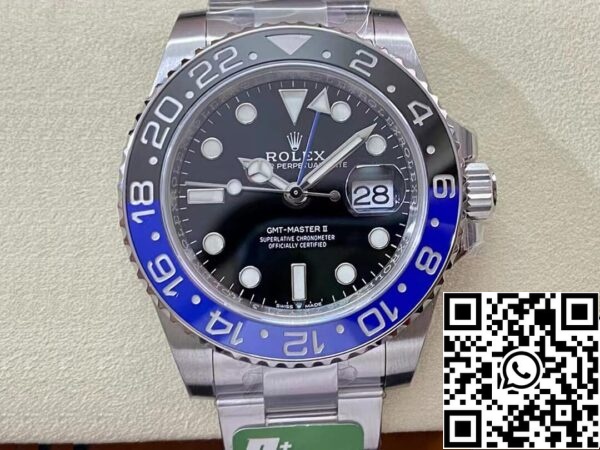 2 12 616d9d41 c2f9 4537 ac3f 5489757ebdf1 Rolex GMT Master II M126710blnr-0003 1:1 Best Edition C+ Gyári fekete számlap