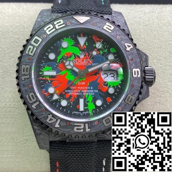 2 130 cd07455a 3d0c 4c93 a61a 7850a9320a61 Rolex GMT-MASTER II Diw 1:1 Best Edition Carbon Fiber Color Dial