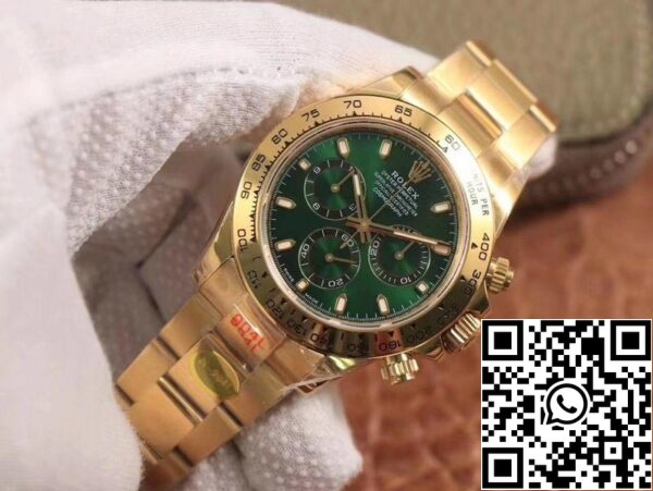 2 132 534ae54f e56e 4e3a 9138 af1a8cc47ae6 Rolex Daytona M116508-0013 1:1 Best Edition Noob Factory Quadrante Verde Svizzero ETA4130