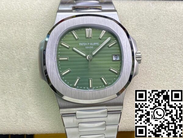 2 132 9efc339d e2aa 4ef1 a24a f25bf4b066a3 Patek Philippe Nautilus 5711/1A 1:1 Best Edition PPF gyári olívazöld számlapja