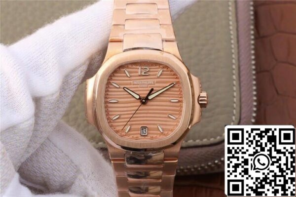 2 133 84427bee 1a16 4ddf a5e9 c4c9fc3f74e7 Patek Philippe Nautilus Donna 7118-1R-010 1:1 Best Edition PF Factory Oro Rosa