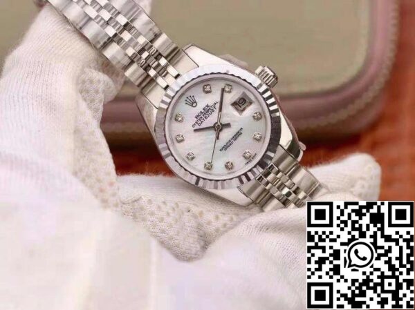 2 133 a968cd6b 163c 4abd 8ad8 197a45dc6404 Rolex Lady Datejust 28MM 1:1 Mejor Edición Movimiento Suizo NH05 Esfera Blanca