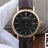 2 135 Patek Philippe Calatrava 1:1 Best Edition ZF Factory Cinturino in pelle d'oro rosa