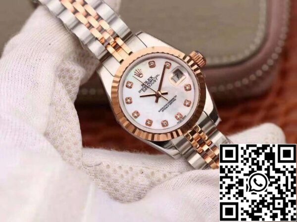 2 136 b7acb727 b43d 4c42 bd7f a5c4d19637ce Rolex Lady Datejust 28MM 1:1 Best Edition Swiss NH05 Placcato oro rosa