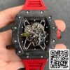 2 137 9d5ac446 1770 43e5 b773 c9583bc99f42 Richard Mille RM35-01 1:1 Best Edition KV Factory Red Strap piros szíj