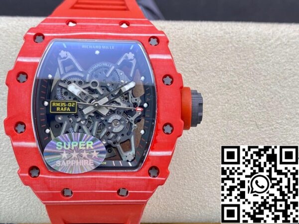 2 13 2cdbfcce a382 4928 b20f 5306fefcae8a Richard Mille RM035-02 1:1 Mejor edición Caja roja de fábrica RM