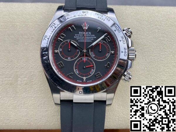 2 13 742af6c3 8cf6 4849 a13d 08db29b17e68 Rolex Cosmograph Daytona 116509 1:1 Best Edition Clean Factory Svart urtavla