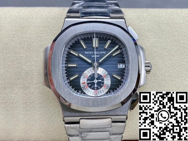 2 13 bcd9eb5c 103e 43c8 bb65 f82b157de6ea Patek Philippe Nautilus 5980/1A-001 1:1 Best Edition PPF Factory Blå urtavla