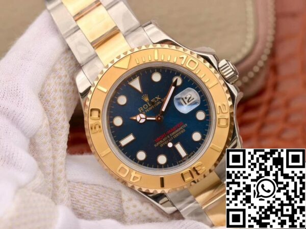 2 13 c1d3f3ec bd5a 4b8e 950b b8609ee0fd56 Rolex Yacht-Master 40mm 16623 1:1 Best Edition Swiss ETA2836 Gold Wrapped Blue Dial