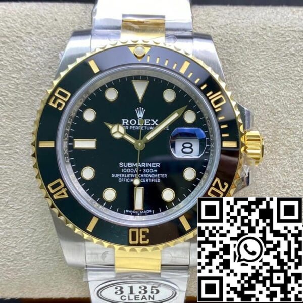 2 141 Rolex Submariner 116613-LN-97203 40mm 3135 Uhrwerk Clean Factory V4 Schwarz Lünette