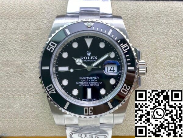 2 144 Rolex Submariner 116610LN-97200 40mm 3135 gibanje Čista tovarna V4 Črna obroba