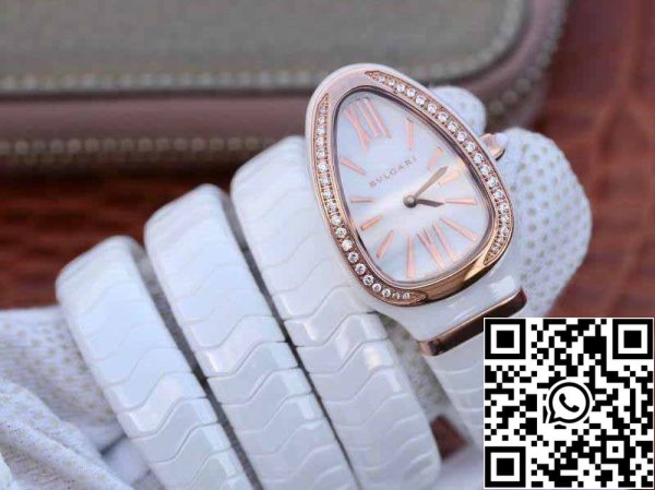 2 144 9a6c69aa fe55 45f9 ae76 9321980ff965 Bvlgari Srpenti Spiga 102886 1:1 Best Edition BV Factory Diamond bezel Swiss Quartz Movement