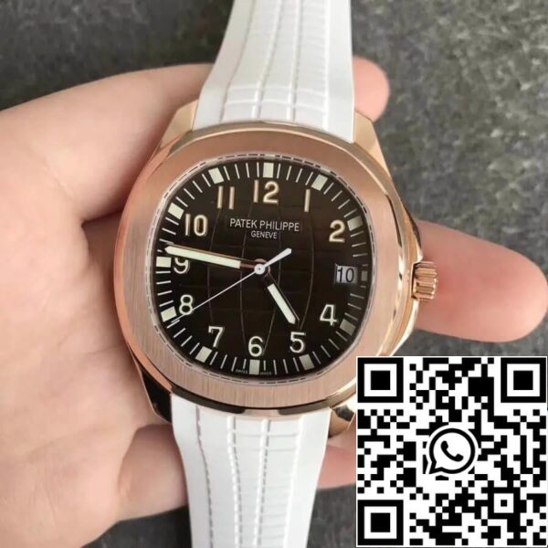 2 145 Patek Philippe Aquanaut 5168G 1:1 Best Edition ZF Factory Cinturino Bianco