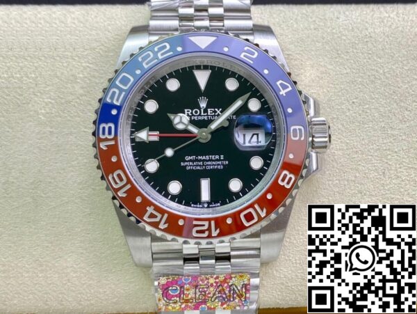 2 146 269448bc 3fa5 4c8c bdc3 ca178b87a268 Rolex GMT Master II M126710BLRO-0001 1:1 Najboljša izdaja Čista tovarna Črna številčnica