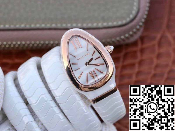 2 146 4cb3eb84 38f0 4814 9952 074f467c20de Bvlgari Srpenti Spiga 102886 1:1 Best Edition BV Factory Rose Gold ei timantti Sveitsin kvartsi liikkuvuutta