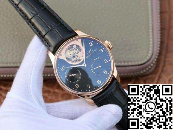 2 148 4781b7f8 1a23 4a92 aab8 e2055623b60c IWC Portuguese IW504210 Tourbillon 18K Rosegold 1:1 Best Edition Szwajcarski automatyczny skomplikowany mechanizm tourbillon