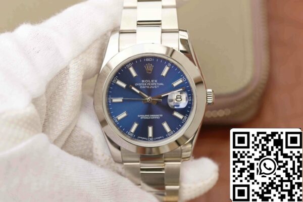 2 14 177d3e2e 52d5 4234 9147 21db4d2cc3a1 geschubde Rolex Datejust M126300-0001 1:1 Best Edition EW Fabriek Blauwe Wijzerplaat