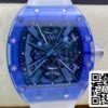 2 14 9a225576 ce2f 43e3 b9cd 6687b3868d3f Richard Mille RM12-01 1:1 Meilleure édition RM Factory Tourbillon Saphir Version transparente