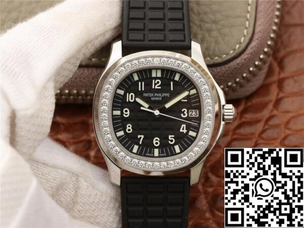 2 150 570af4fc 463b 4f4f a917 c8c11de5a9a2 Patek Philippe Aquanaut 5067A-001 1:1 Best Edition PPF Factory Diamond Black Dial